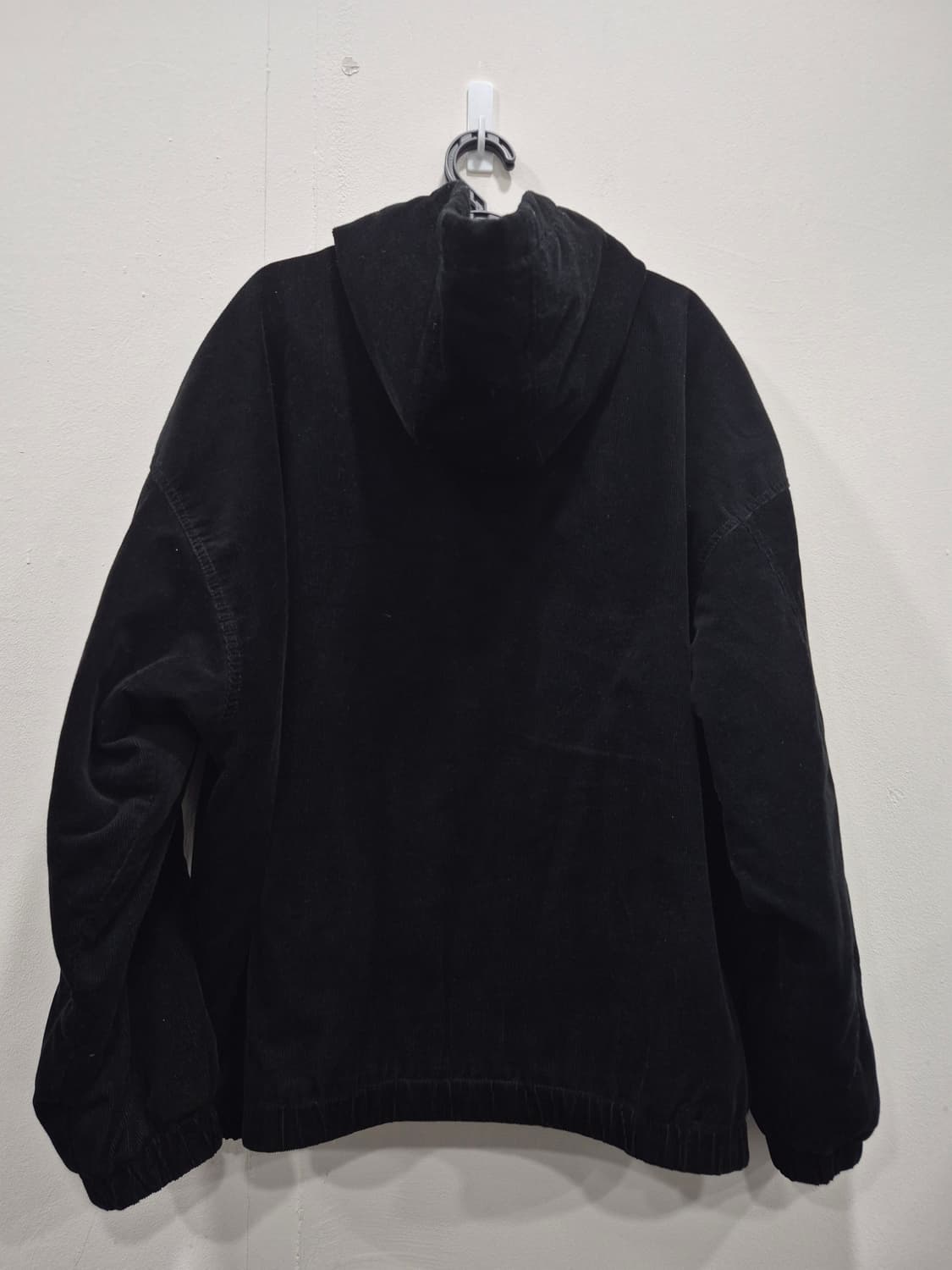 커버낫 C 로고 코듀로이 후디 점퍼 자켓 블랙 남성 105사이즈 상품이미지4