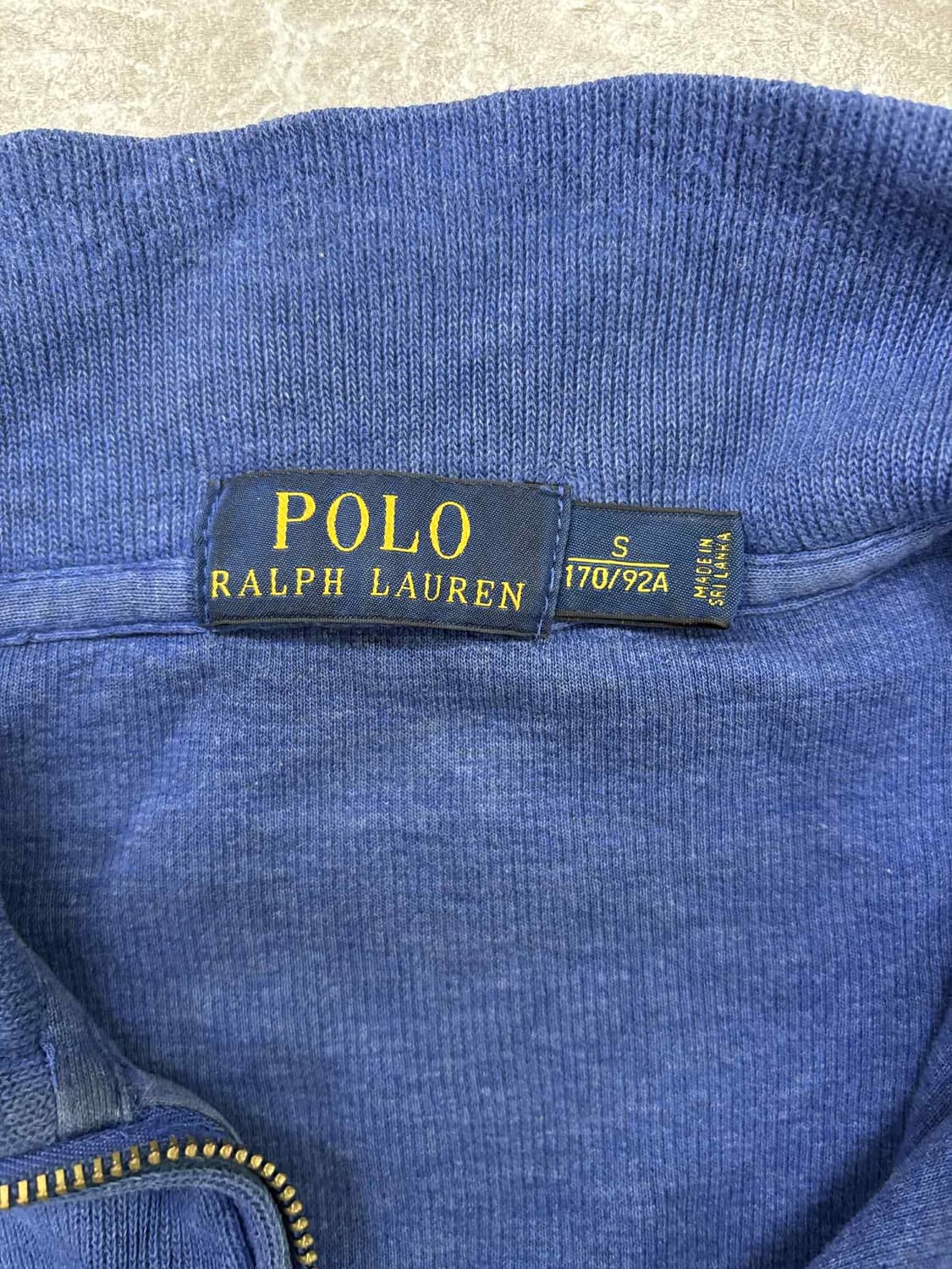 폴로 랄프로렌 하프집 코튼 니트 반집업(S) 상품이미지4