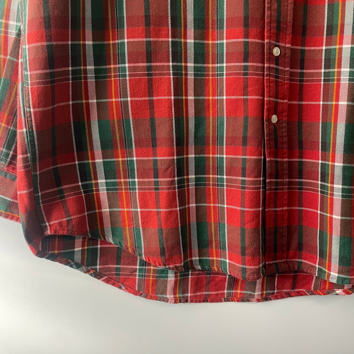 90s 폴로 랄프로렌 체크 패턴 빅 셔츠 상품이미지4