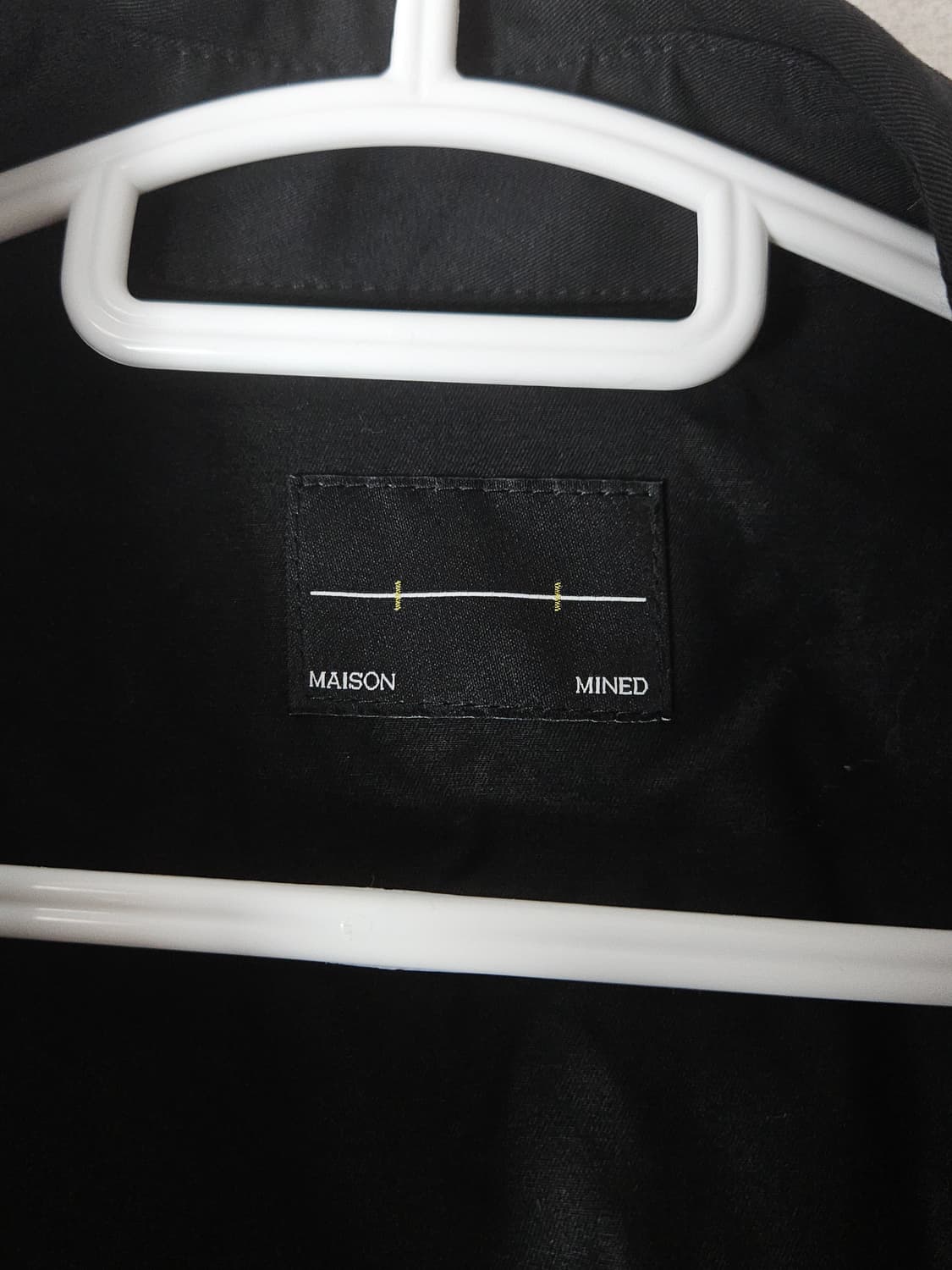 메종미네드 오버 웹 하프셔츠 반팔셔츠 블랙 M 상품이미지4