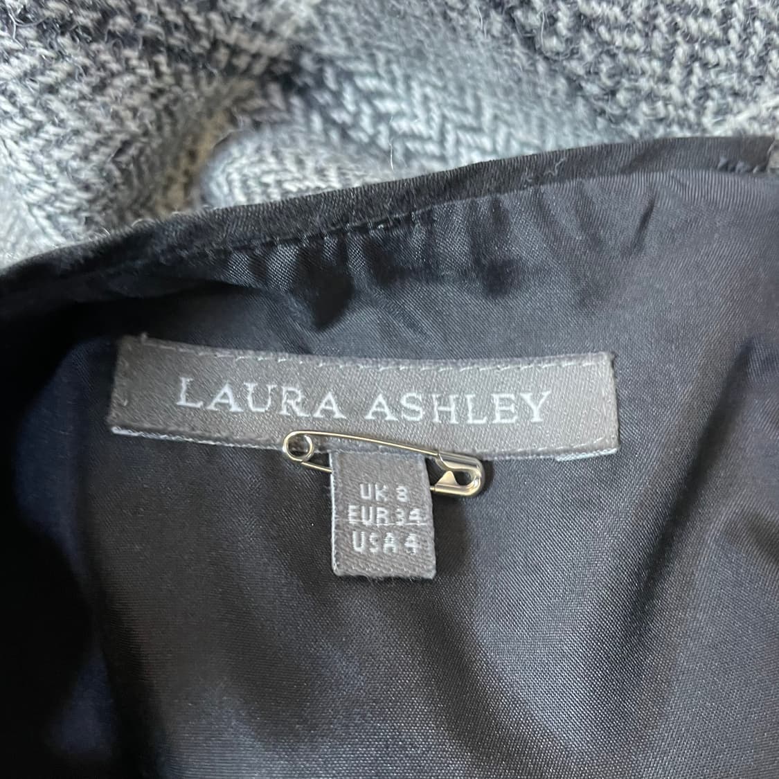 로라애슐리 민소매 헤링본 울 롱 원피스 상품이미지6