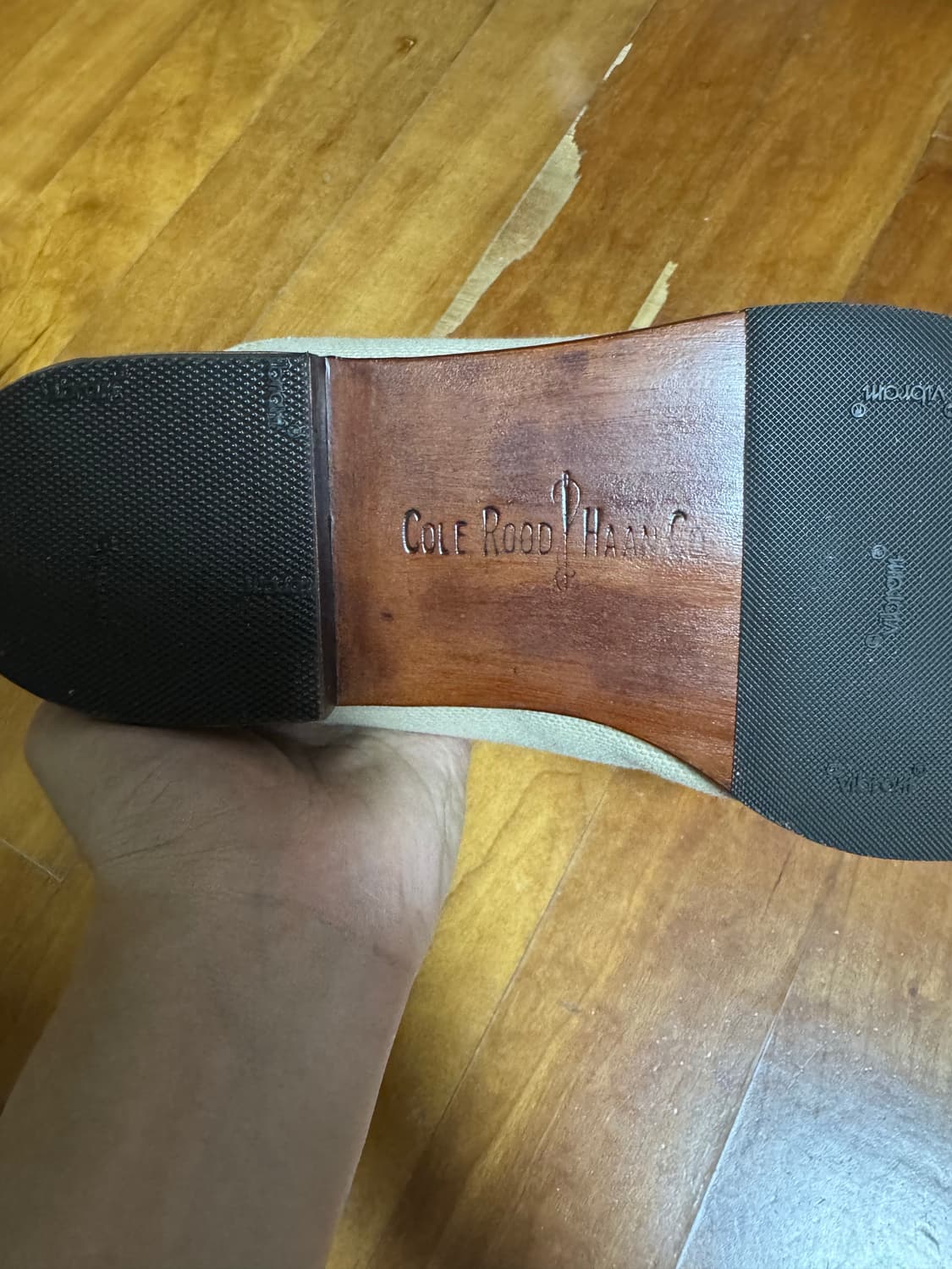 Cole rood hann 베이지 캔버스 더비 9.5size 상품이미지4