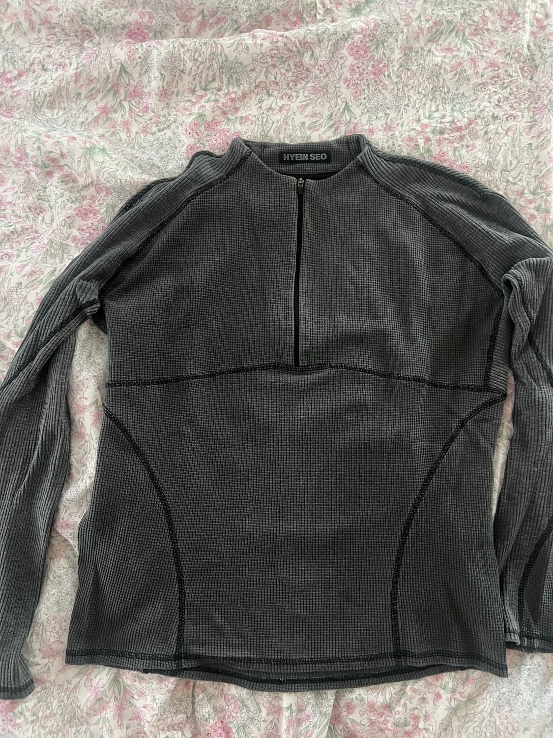 혜인서 그레이 하프집업 상품이미지3