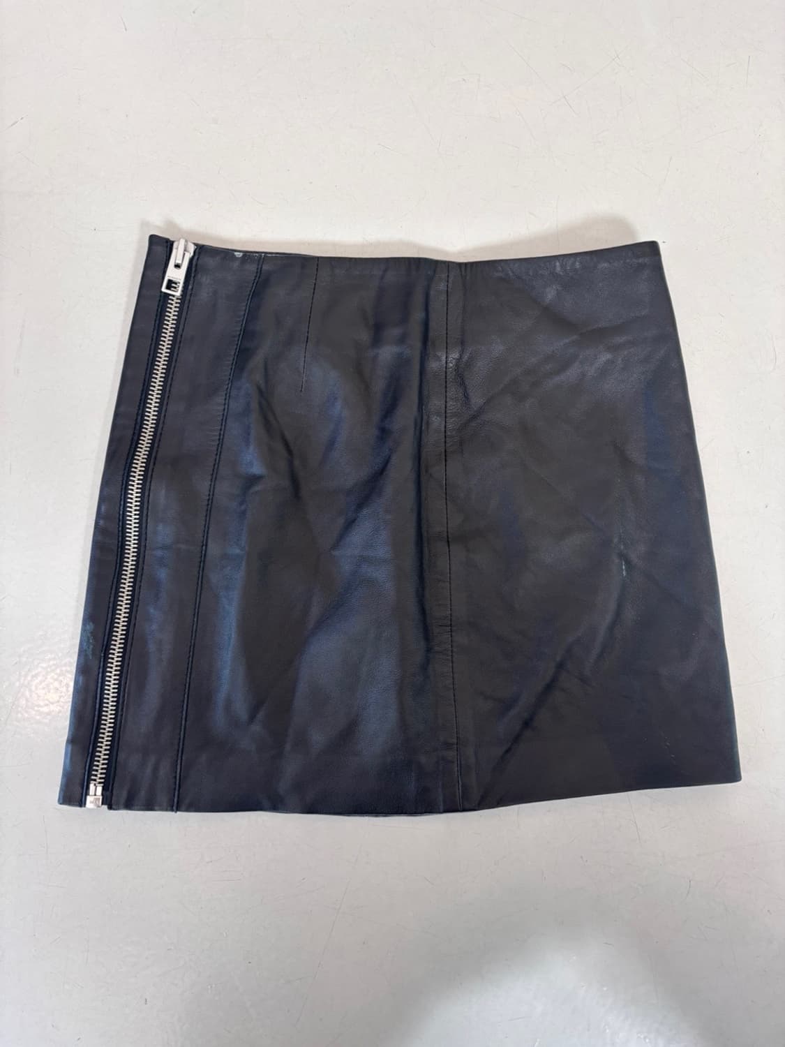 Vintage All Saints Leather Skirt 상품이미지2