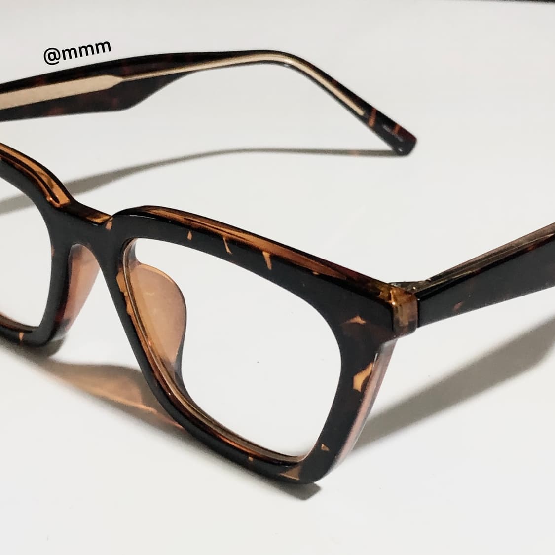 (Unisex)로랑 레오파드 스퀘어 안경 상품이미지8