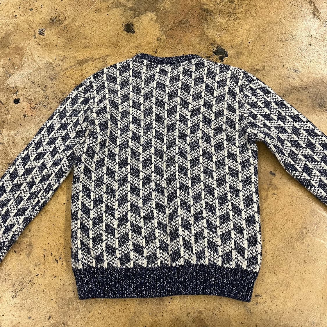 [정품/M] 타미힐피거 패턴 니트 스웨터 b19 상품이미지4
