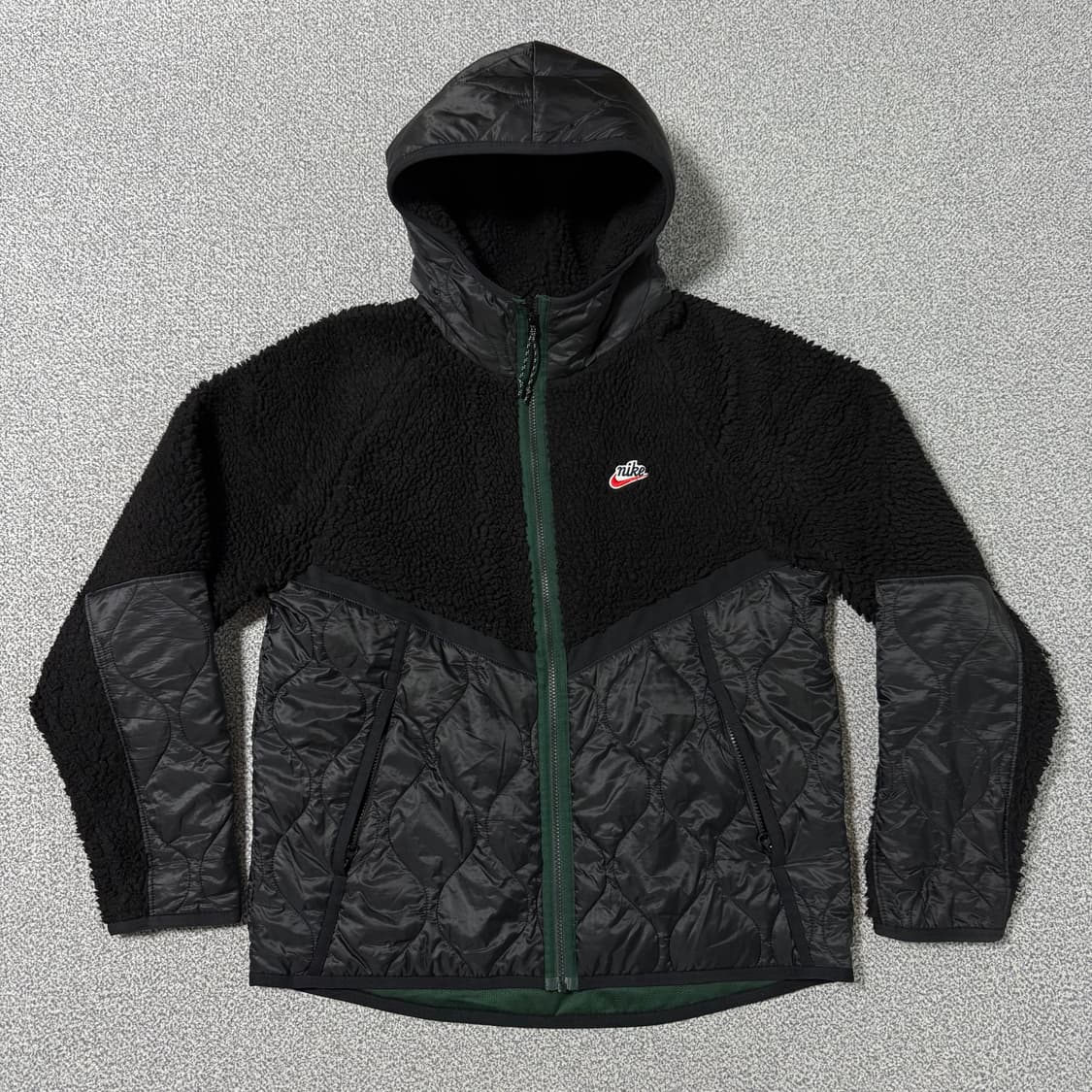 [정가 20만원] 나이키 보아 플리스 양털 후드 집업 XL 상품이미지1