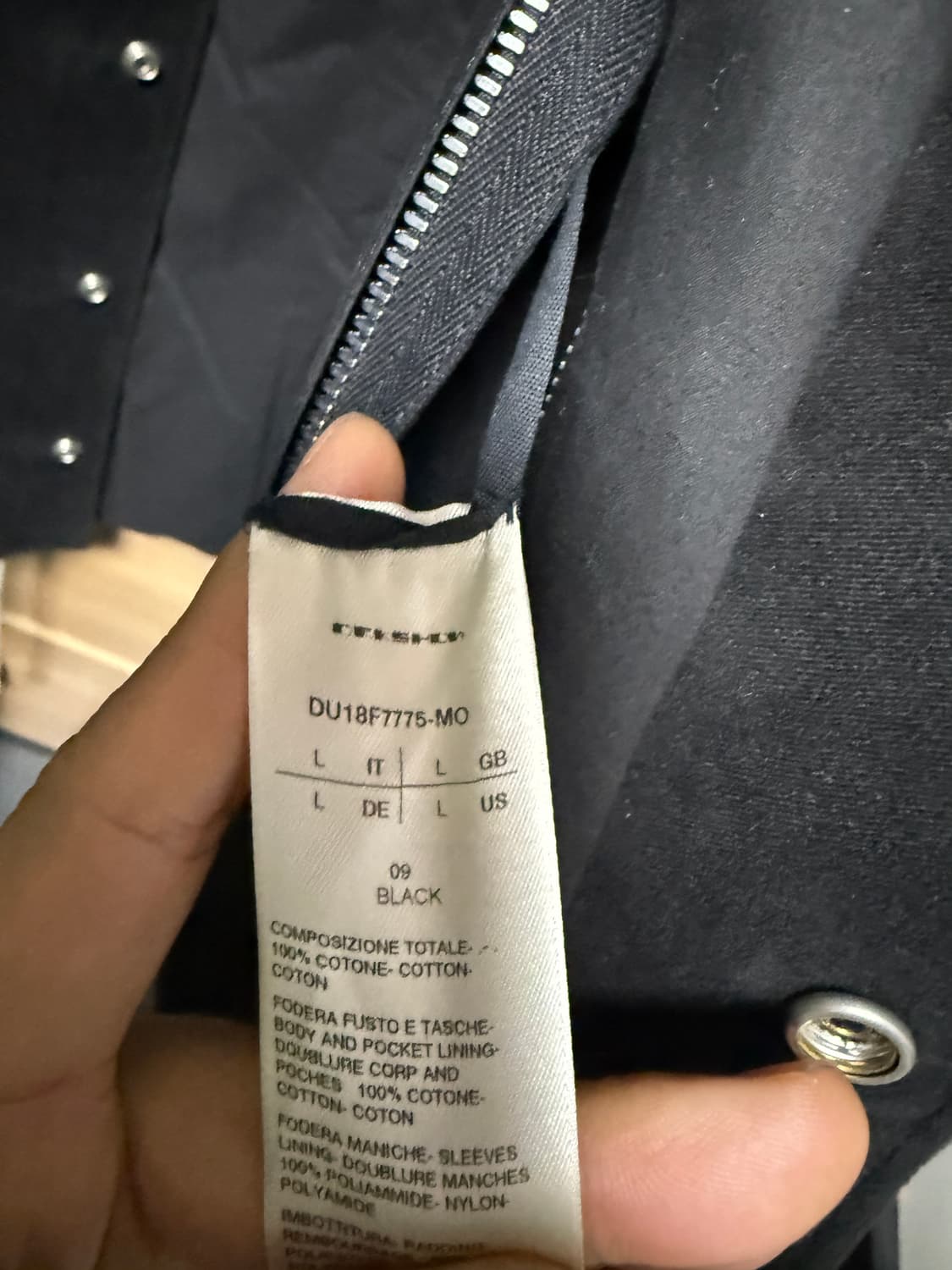 릭오웬스 다크쉐도우 몰스킨 자켓 상품이미지3