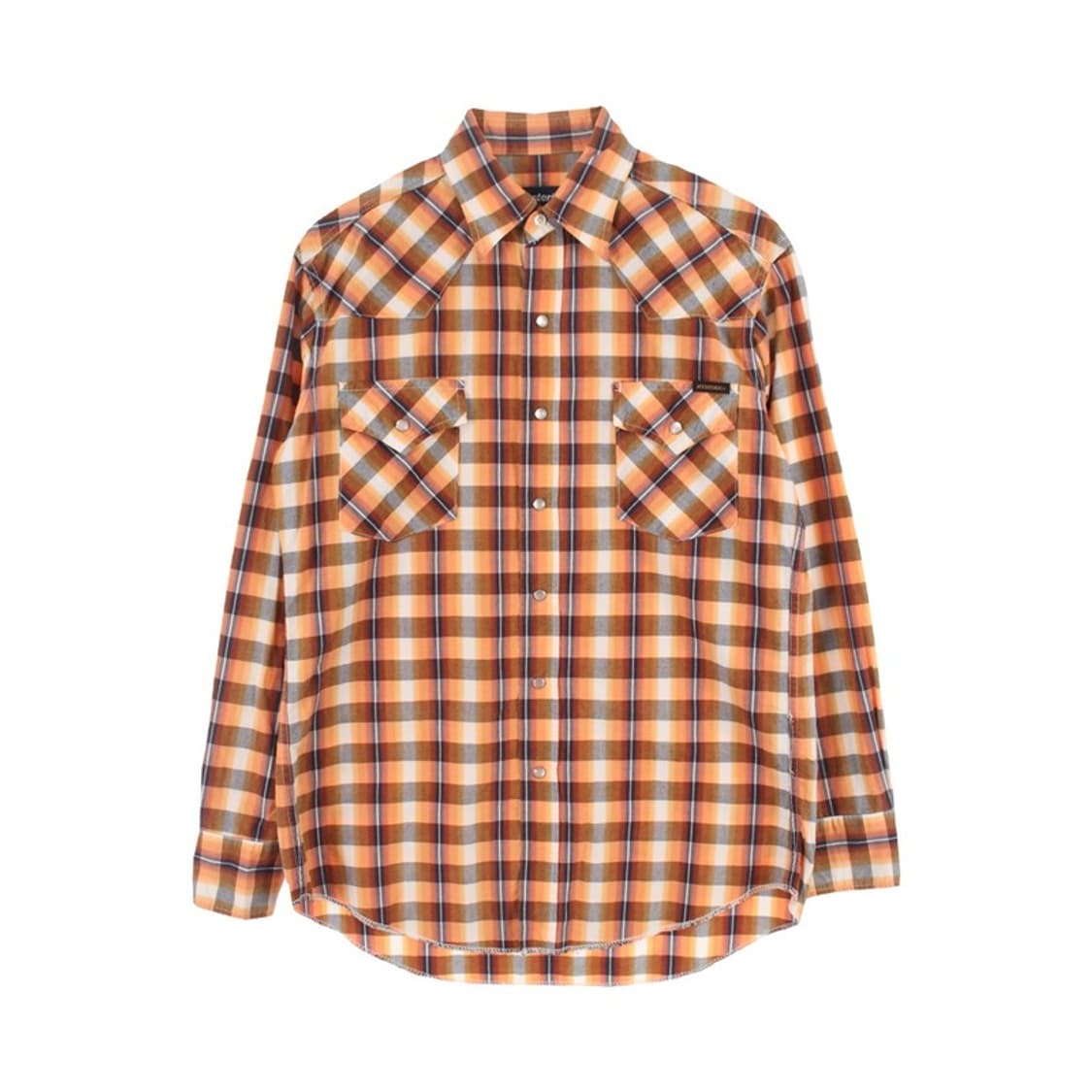 히스테릭 글래머 (WOMEN - F) 코튼 로고 체크 패턴 웨스턴 셔츠 상품이미지1