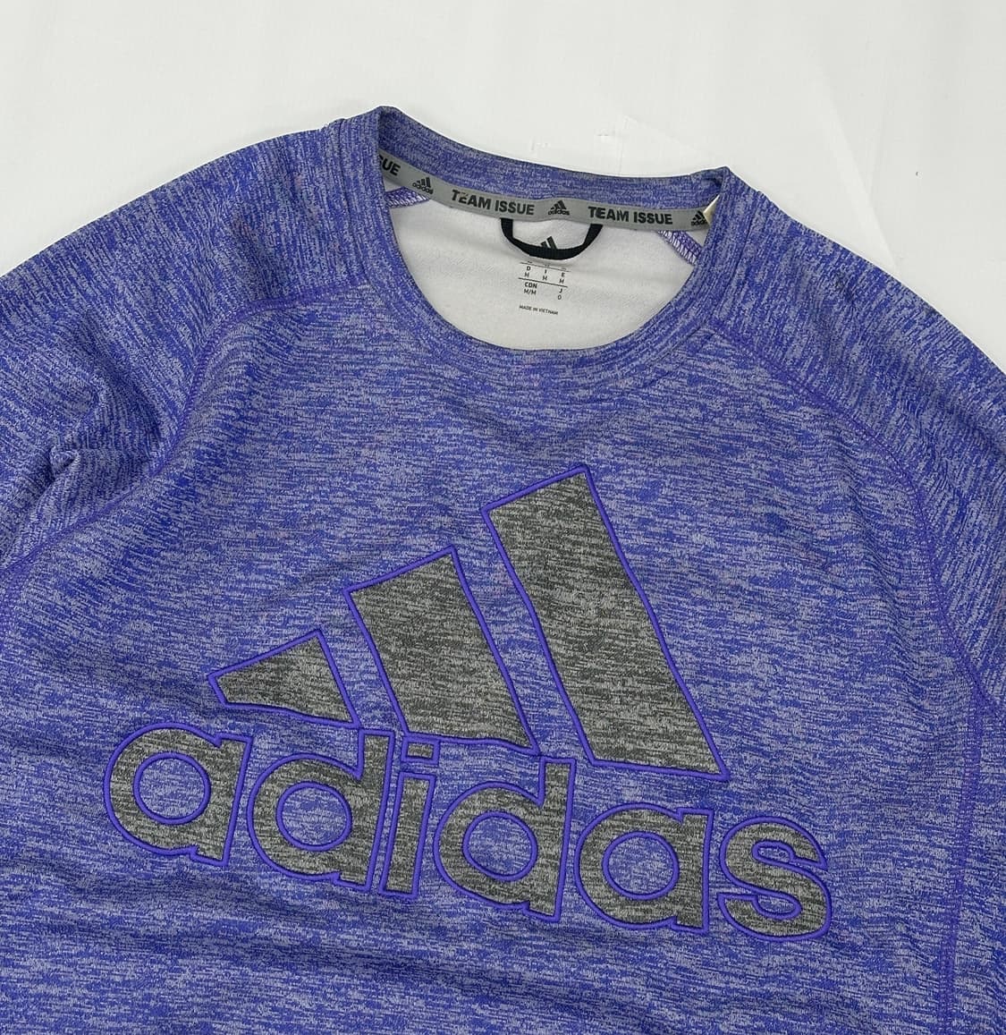 💜아디다스 빅로고 모자이크 맨투맨💜 기능성 스포티 루즈핏 빈티지 상품이미지4
