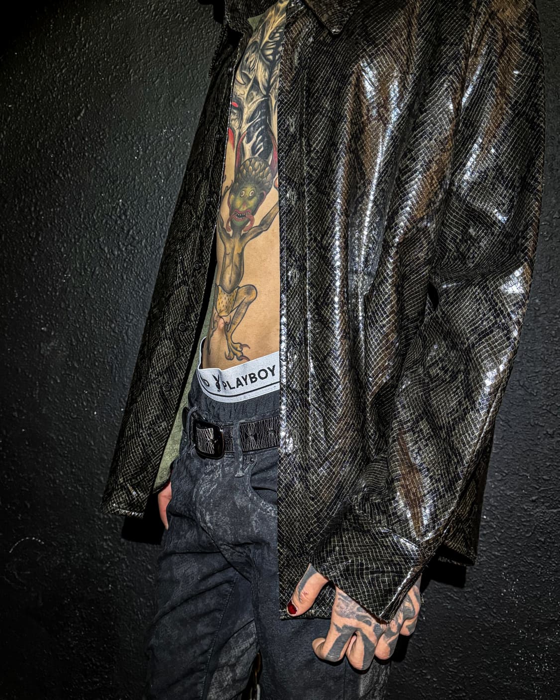 Python Pattern Gloss Shirt 상품이미지3