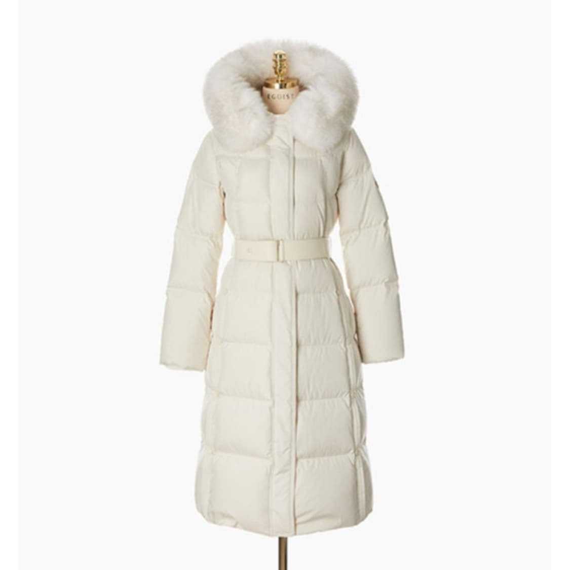 에고이스트 사가 폭스 퍼 구스다운 롱 패딩 (55) 상품이미지1