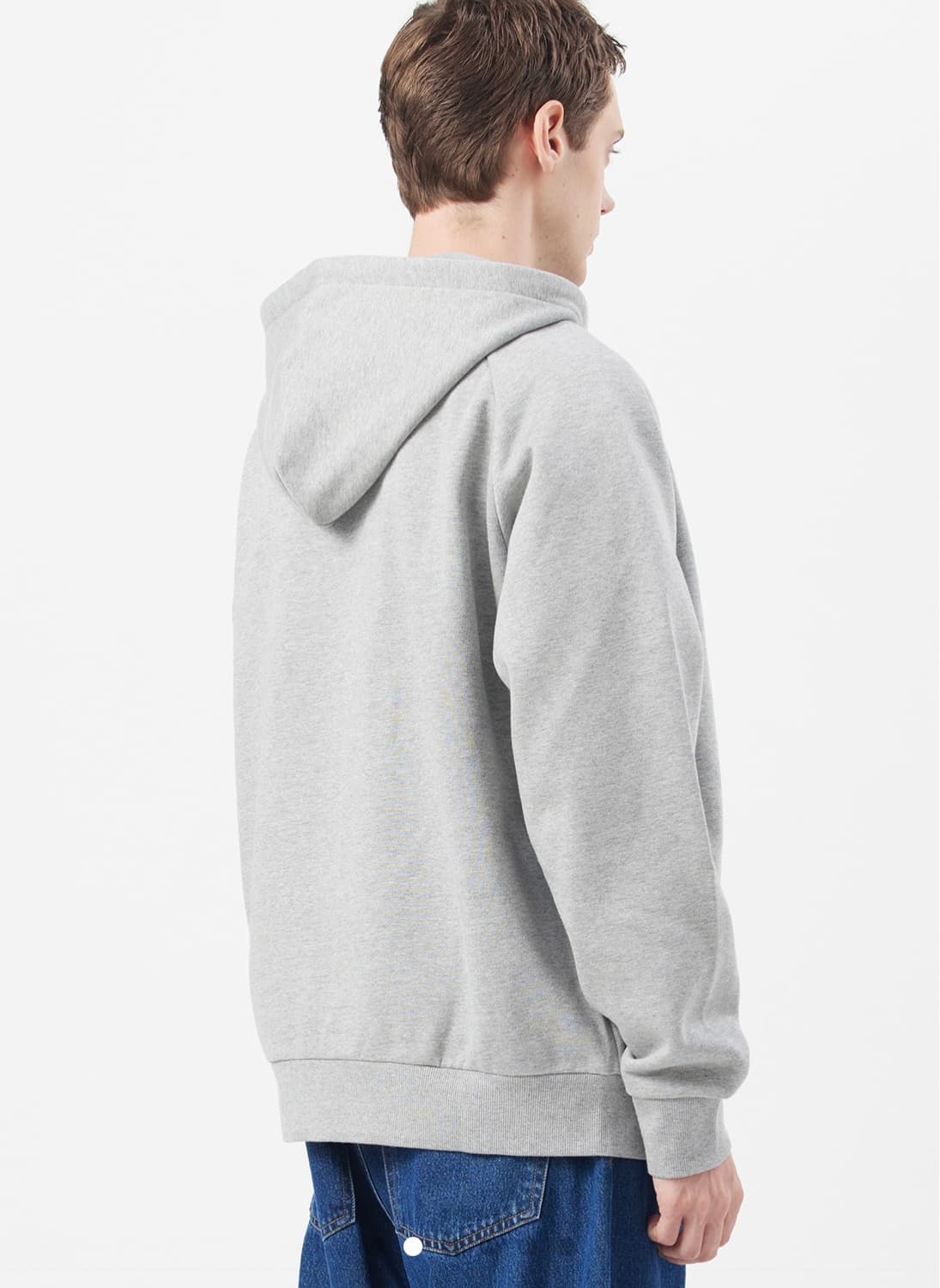 칼하트 기모 후드집업 그레이 S 상품이미지3