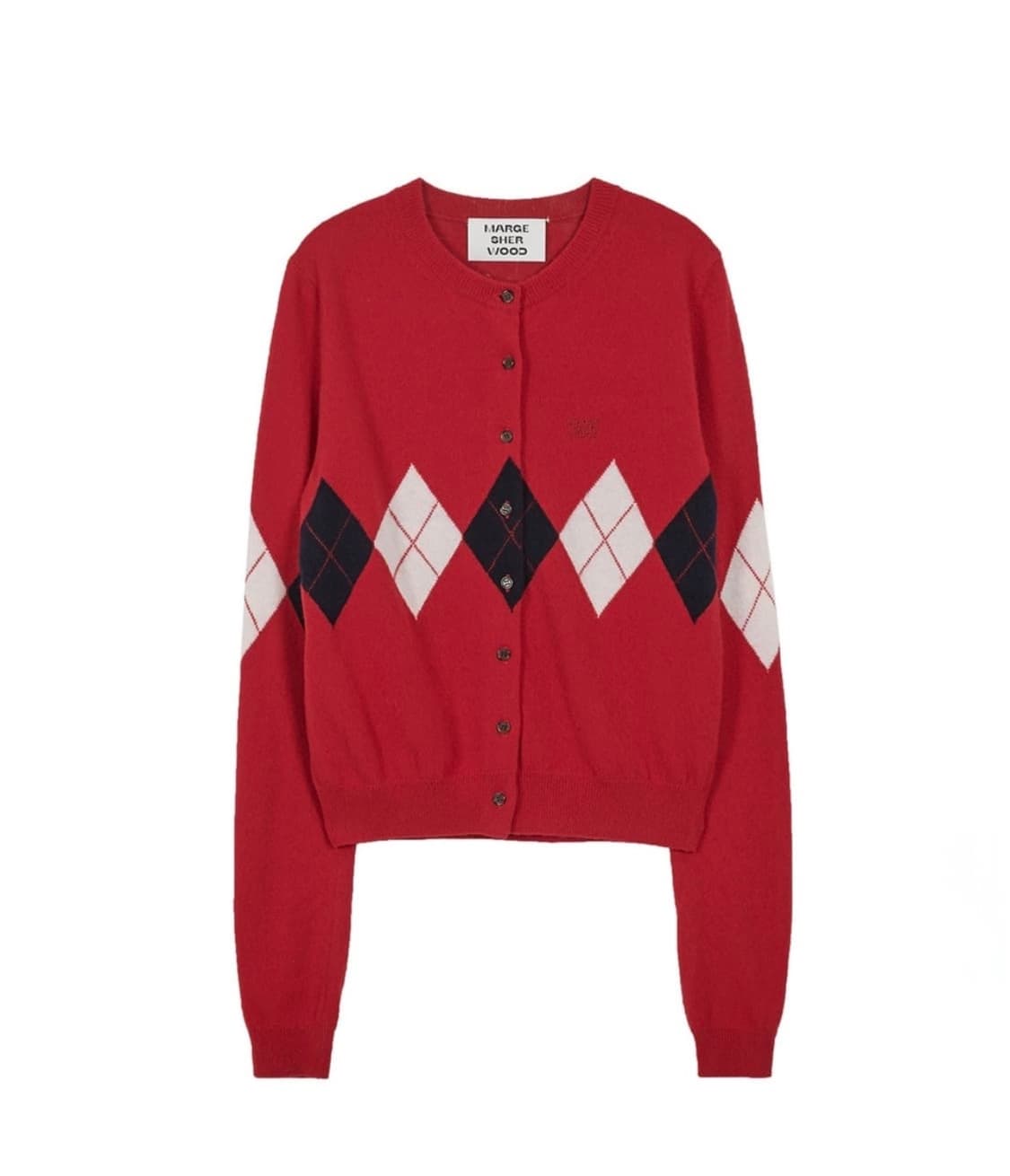 마지셔우드 가디건 레드 상품이미지1