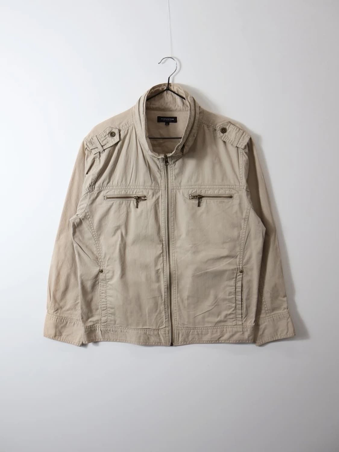 Thruxton Military Beige Zip Jacket 상품이미지5