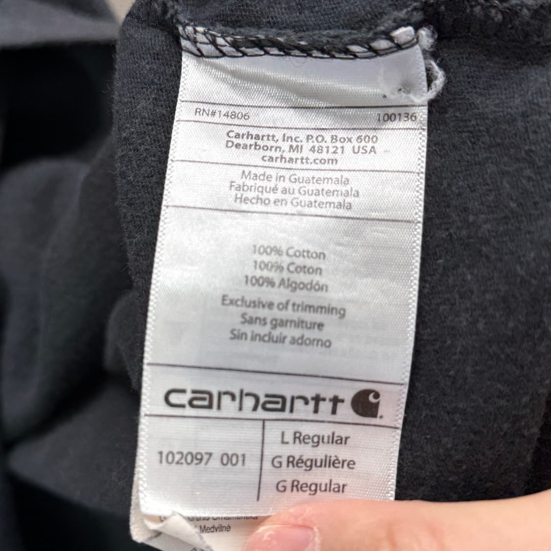 [L] 칼하트 릴렉스드핏 반팔 티셔츠 상품이미지6