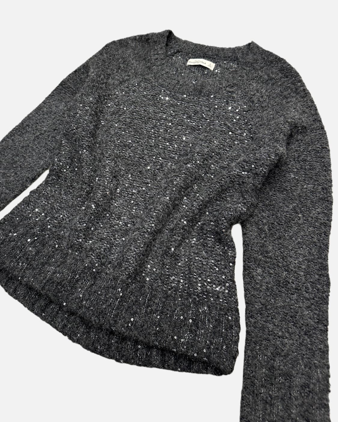 charcoal texture spangle knit 상품이미지2