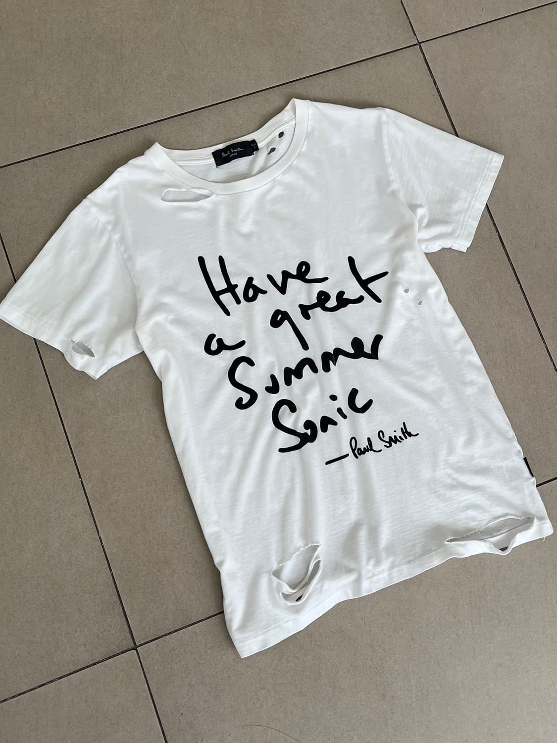 폴스미스 디스트로이드 티셔츠 상품이미지2