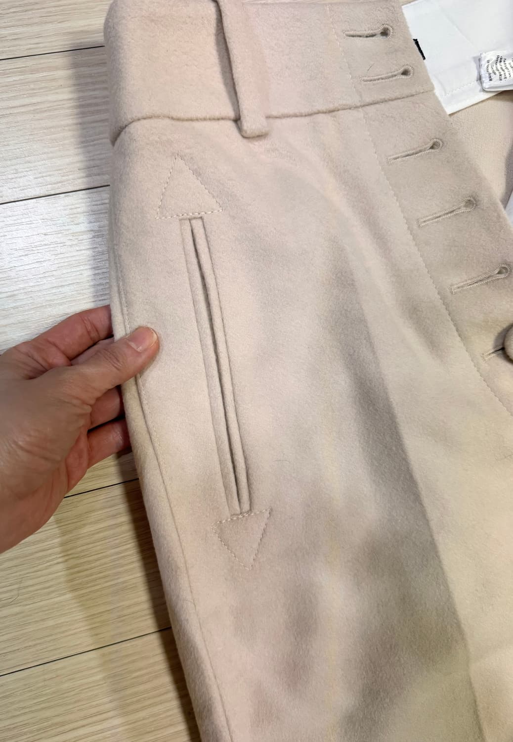 66 새상품 조셉 Joseph 정가120 캐시미어 울 정장 팬츠 겨울바지 상품이미지9