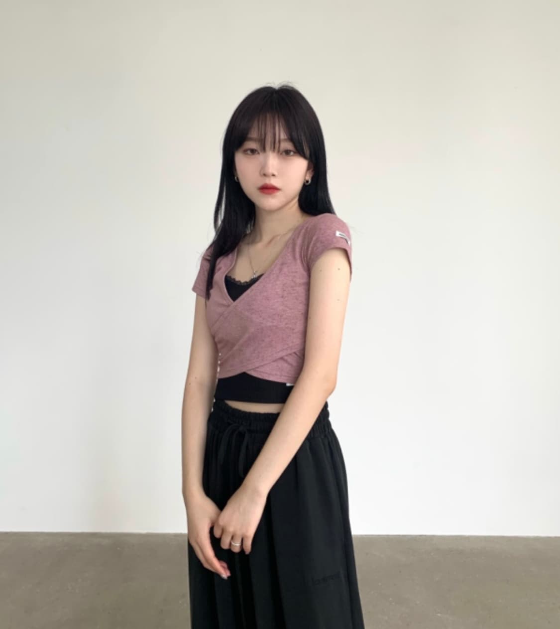 체리퀴리 랩 반팔티 2사이즈  상품이미지2