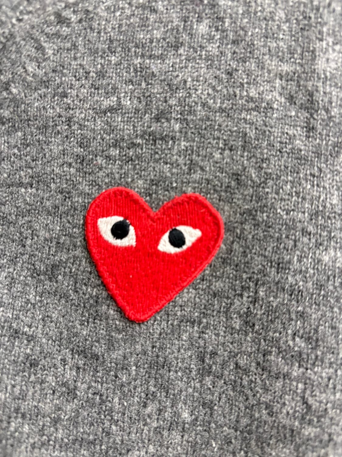 꼼데가르송 하트와펜 울 가디건 상품이미지3