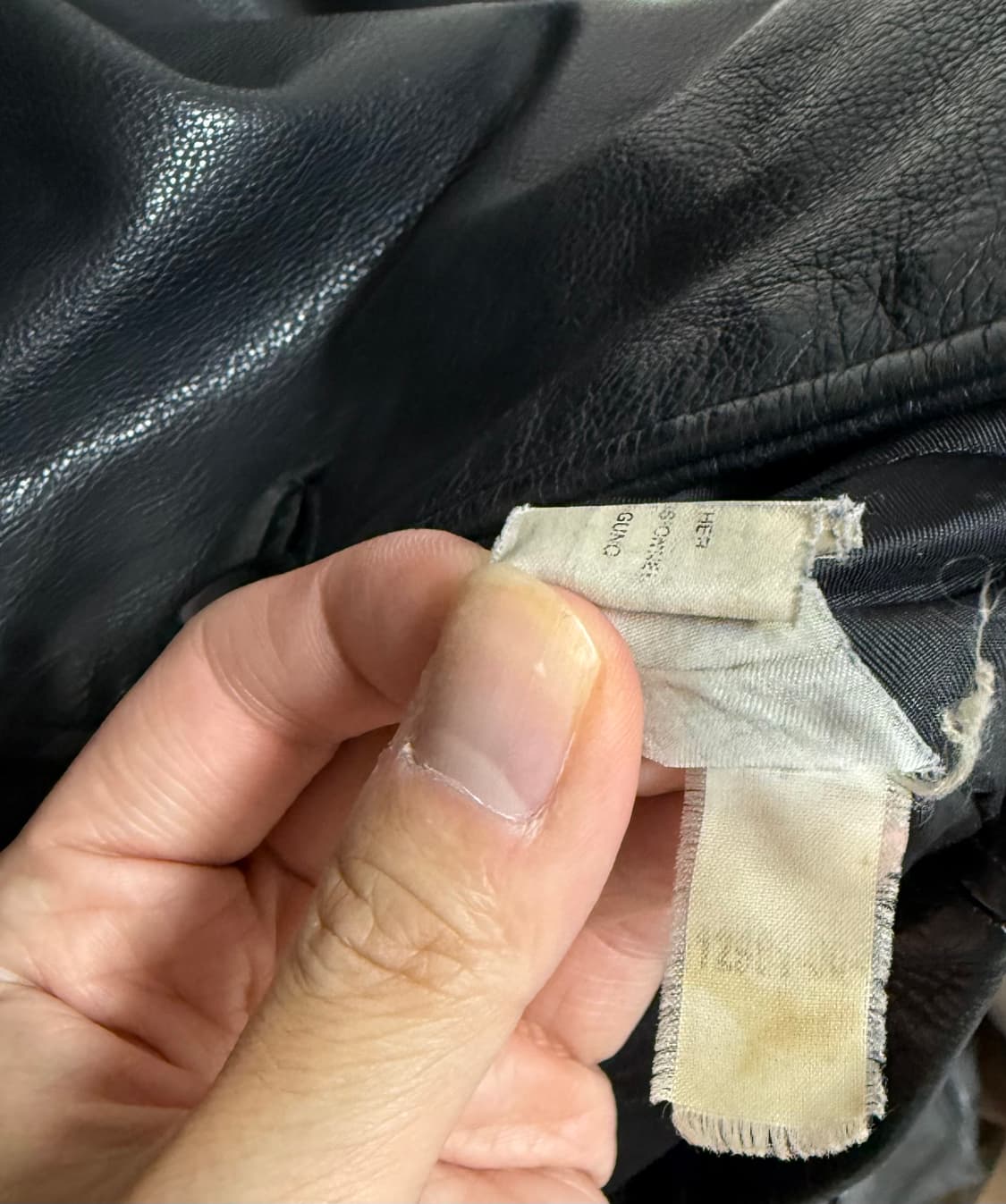 Gap 갭 90S OLD GAP 가죽 카코트 L사이즈 상품이미지6