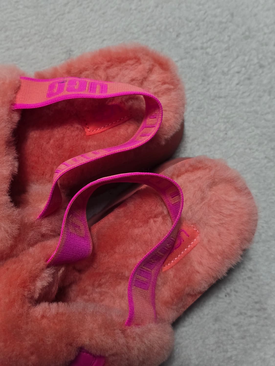 Ugg 어그 우먼스 디스코 슬라이드 핑크 슬리퍼 235  상품이미지2