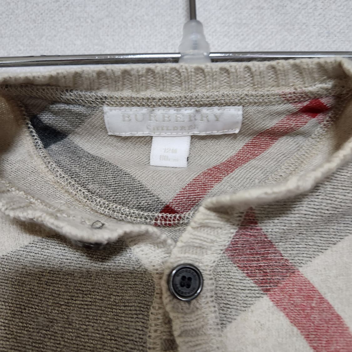 버버리 키즈바디슈트 바디수트 12M 상품이미지3