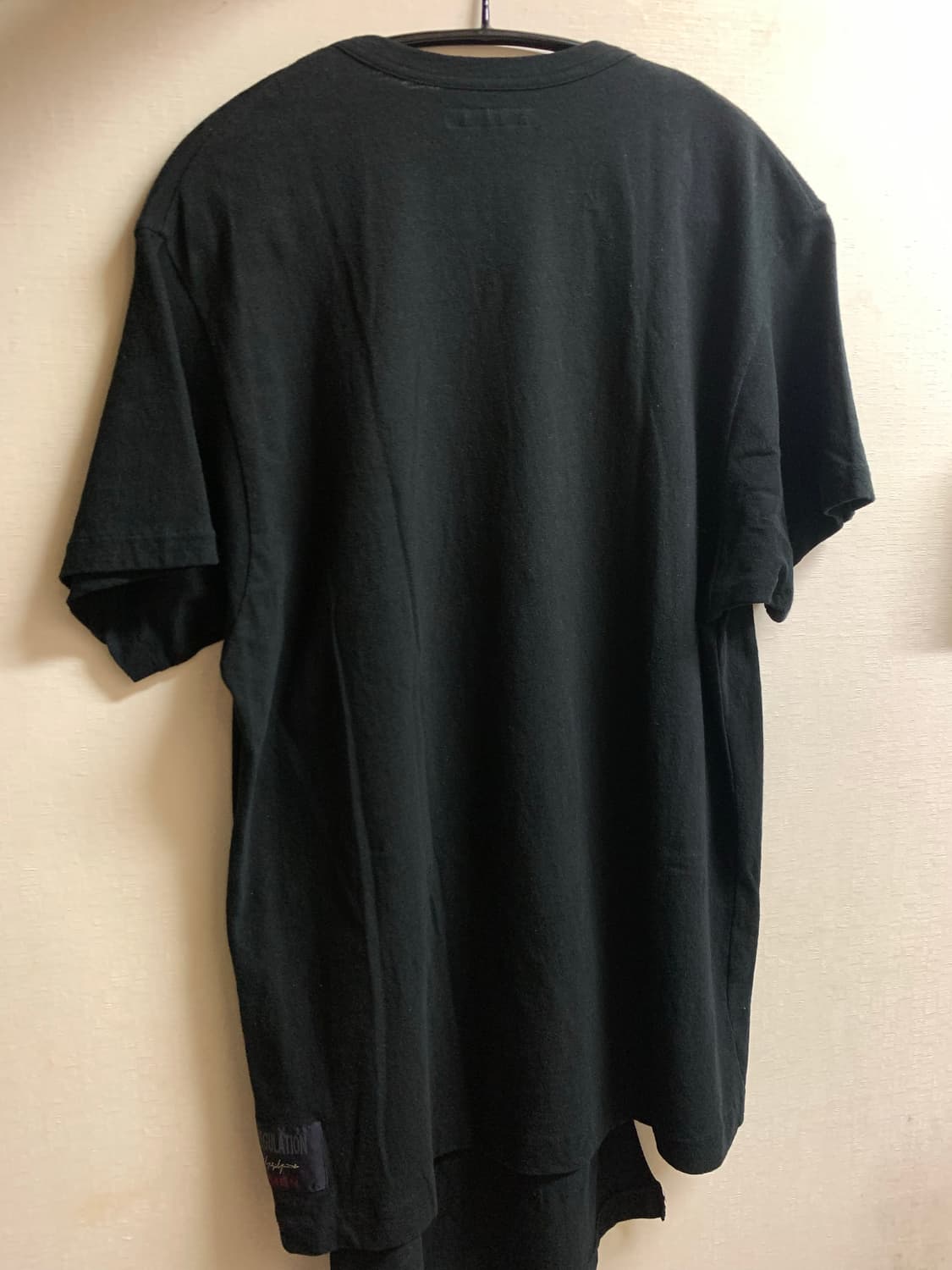 Yohji Yamamoto 19ss Asymmetric drape T 상품이미지2