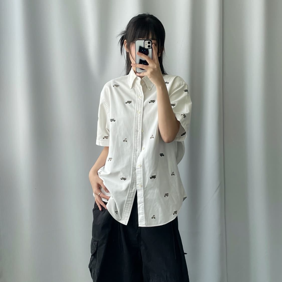 폴로 랄프로렌 신형라벨 아이코닉 패턴 반팔 셔츠 상품이미지2