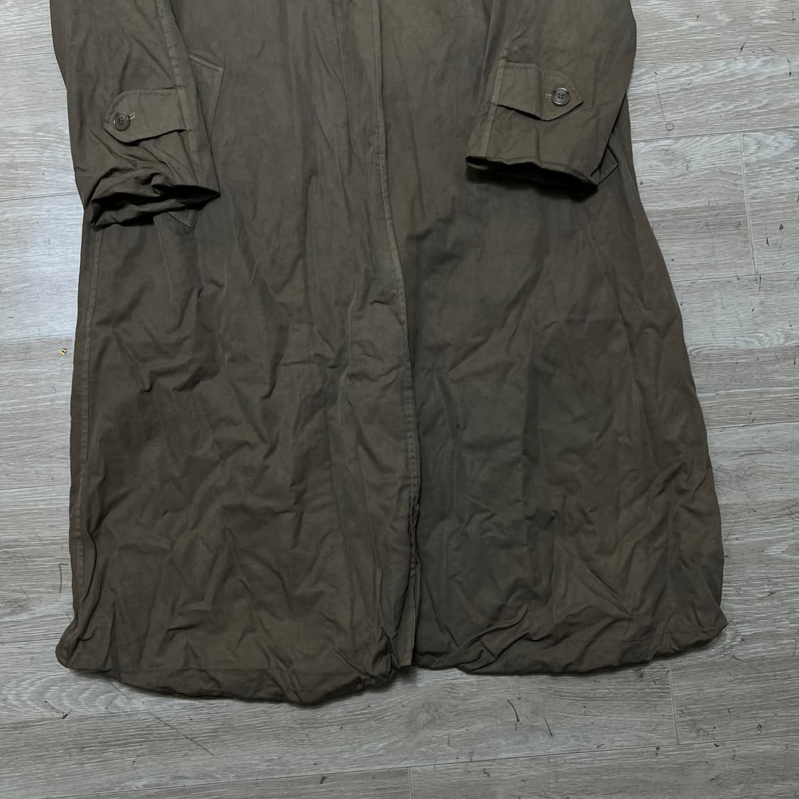 닥스 클래식 싱글 버튼 롱 트렌치코트 [브라운] 95-165(M) 상품이미지3