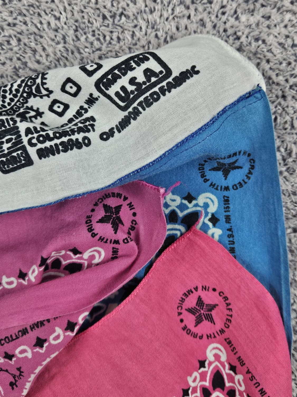 U.S.A 반다나 리워크 커스텀 스카프 머플러 / 10420 상품이미지4