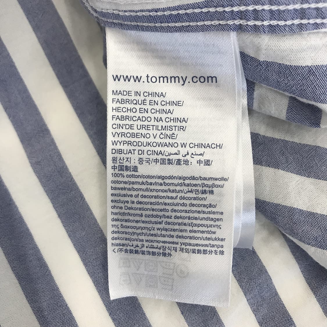 타미힐피거 레귤러핏 스트라이프셔츠 [XL] 상품이미지6