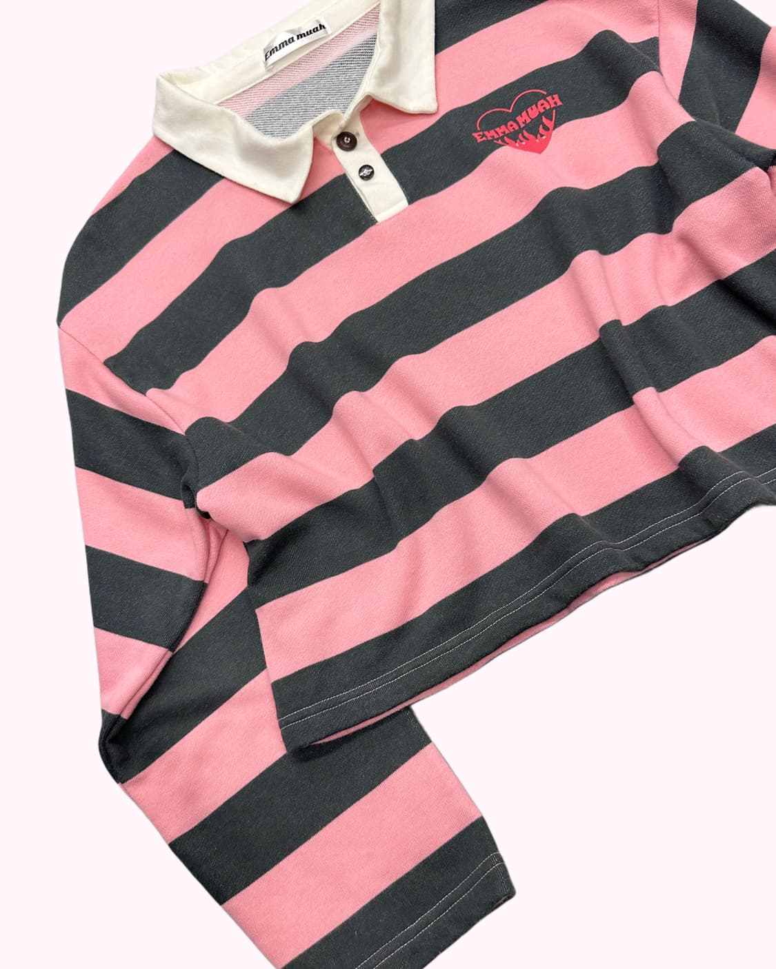 pink stripe logo pk T 상품이미지3