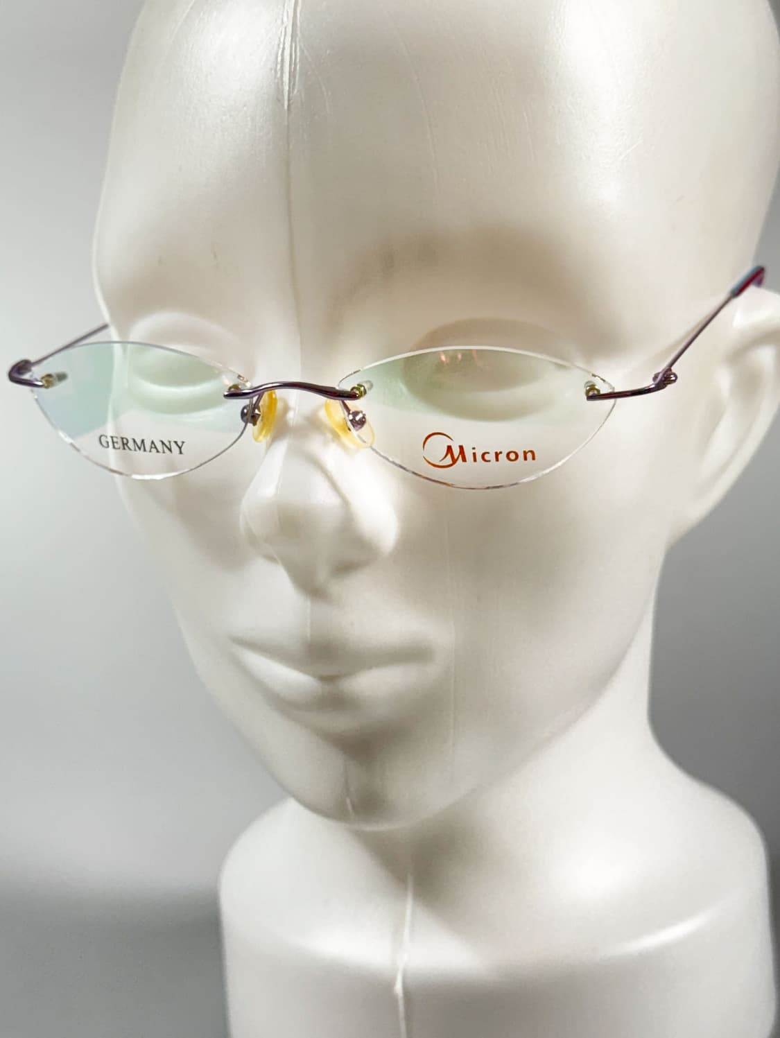 독일제 MICRON 무테 울트라 라이트 오벌 프레임 빈티지 안경 상품이미지8