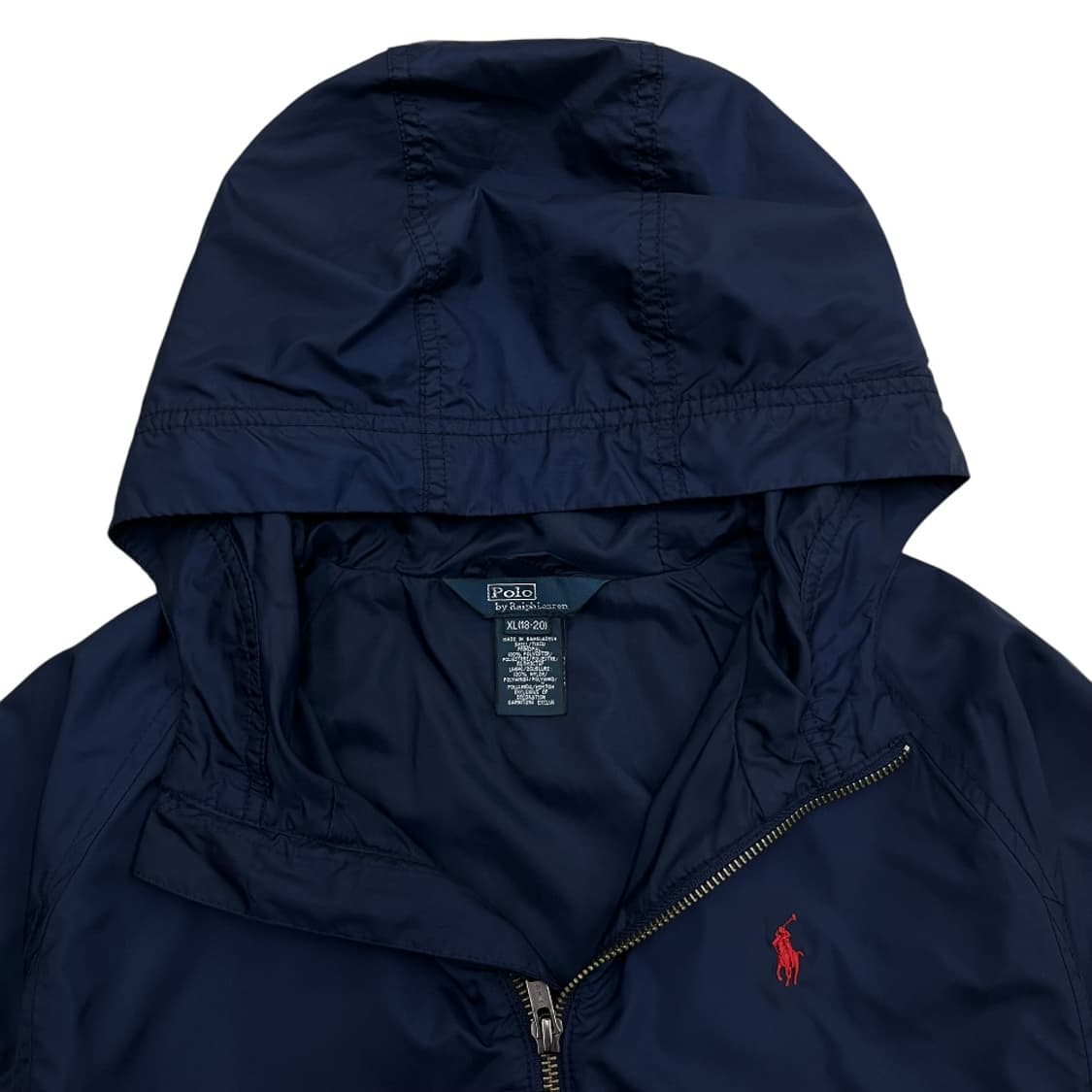 폴로 랄프로렌 레드포니 네이비 후드 바람막이 XL 상품이미지5