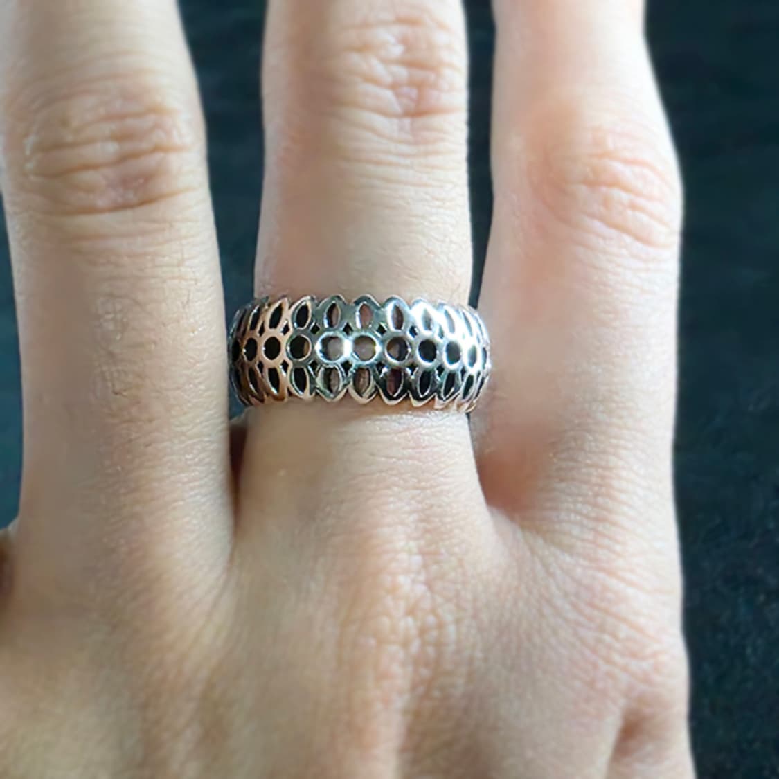 Colosseum 실버 남자 엔틱 빈티지 명품 고대 로마 건축 반지 상품이미지6