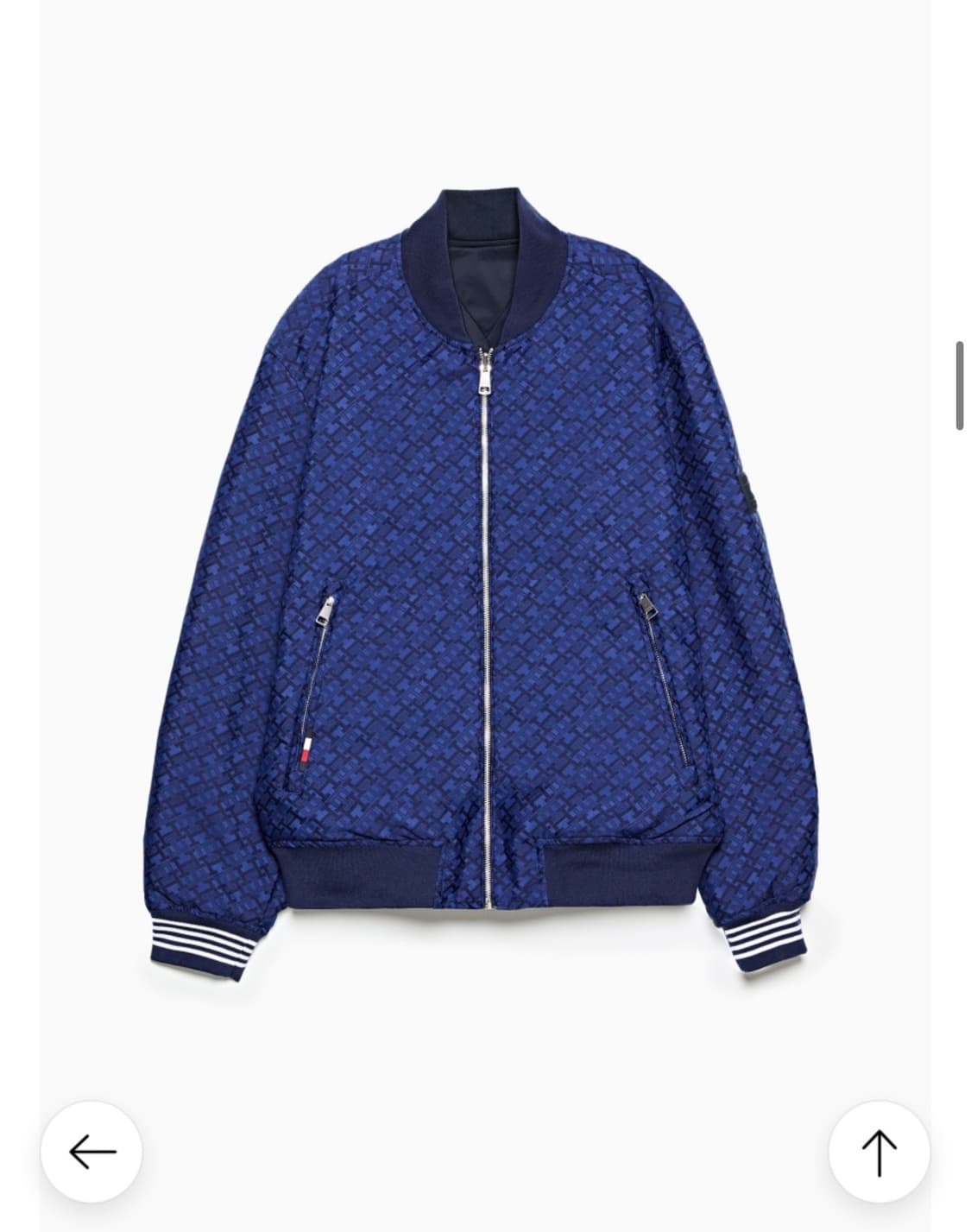 [새상품] 타미힐피거 리버시블 봄버 자켓 L 상품이미지7