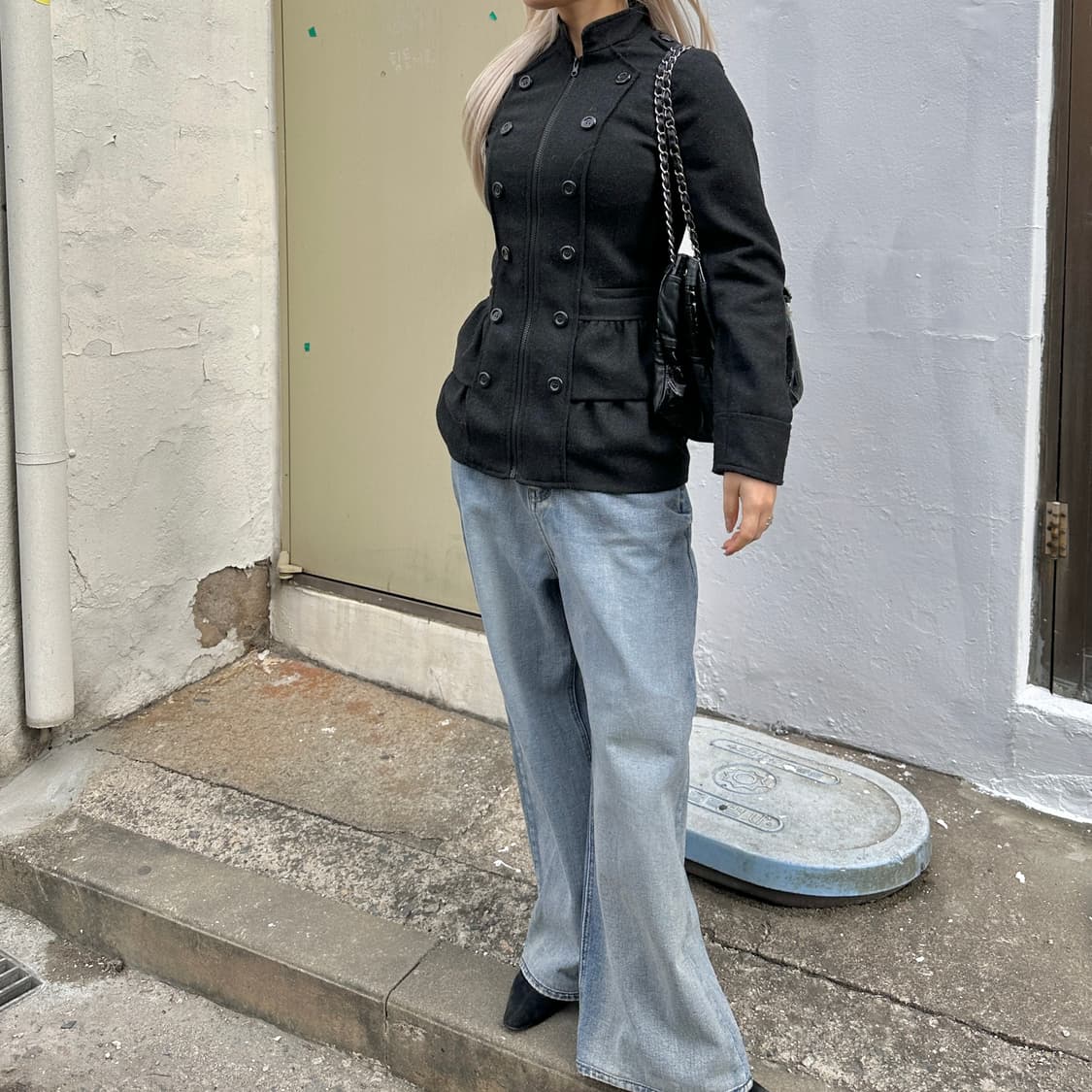 00s 빈티지 러플 나폴레옹 단주 자켓 상품이미지7