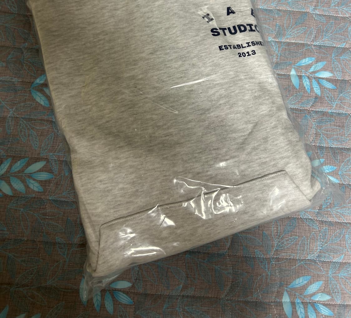 [XL] 아이앱 스튜디오 25 후드 라이트 그레이 네이비 상품이미지2