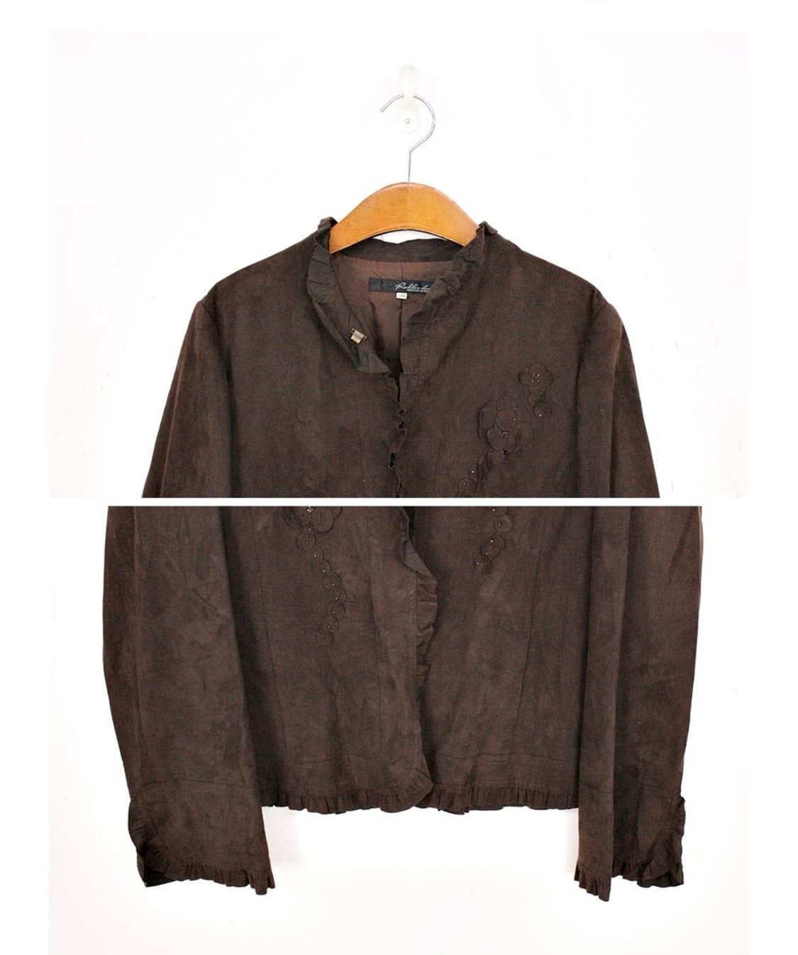 빈티지 페이크 스웨이드 자켓 상품이미지2