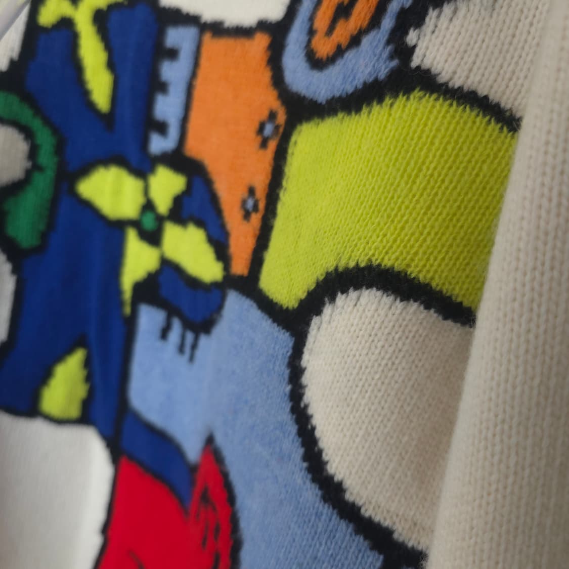 [정품/중고] 루이비통 퍼즐 자카드 니트 상품이미지3