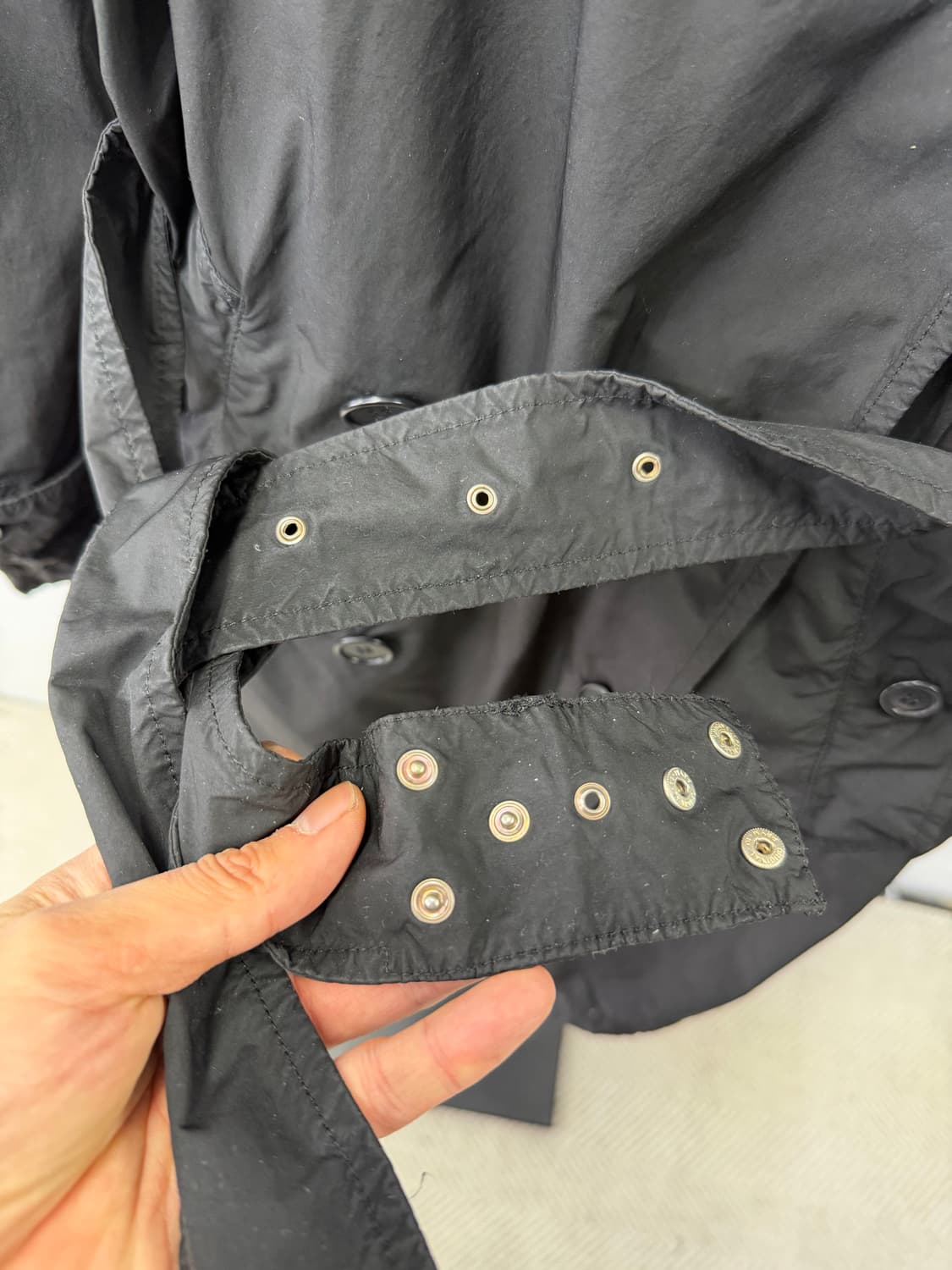 매장판정품) ASPESI 아스페시 여성 트렌치 코트 M 상품이미지5