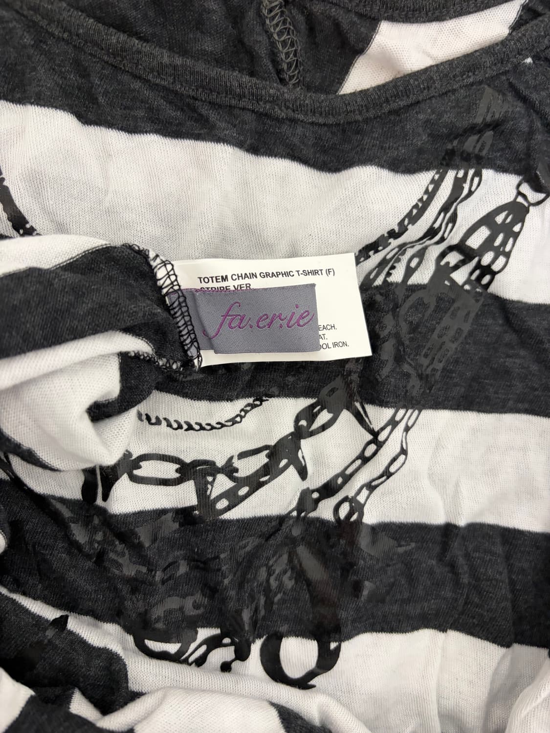 샵페어리 totem chain graphic t-shirt 상품이미지2