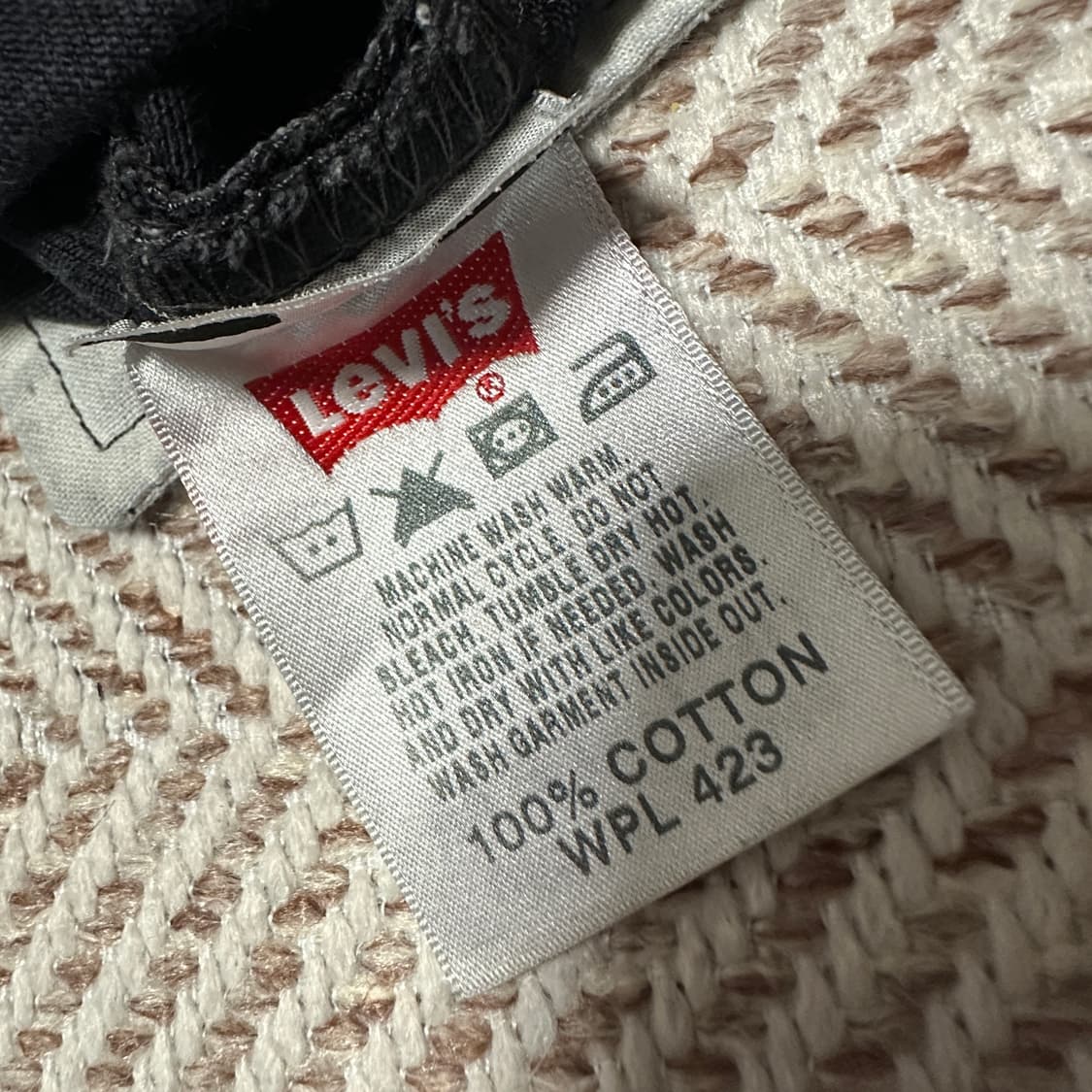 LEVI'S 501 vintage black denim pants 상품이미지4