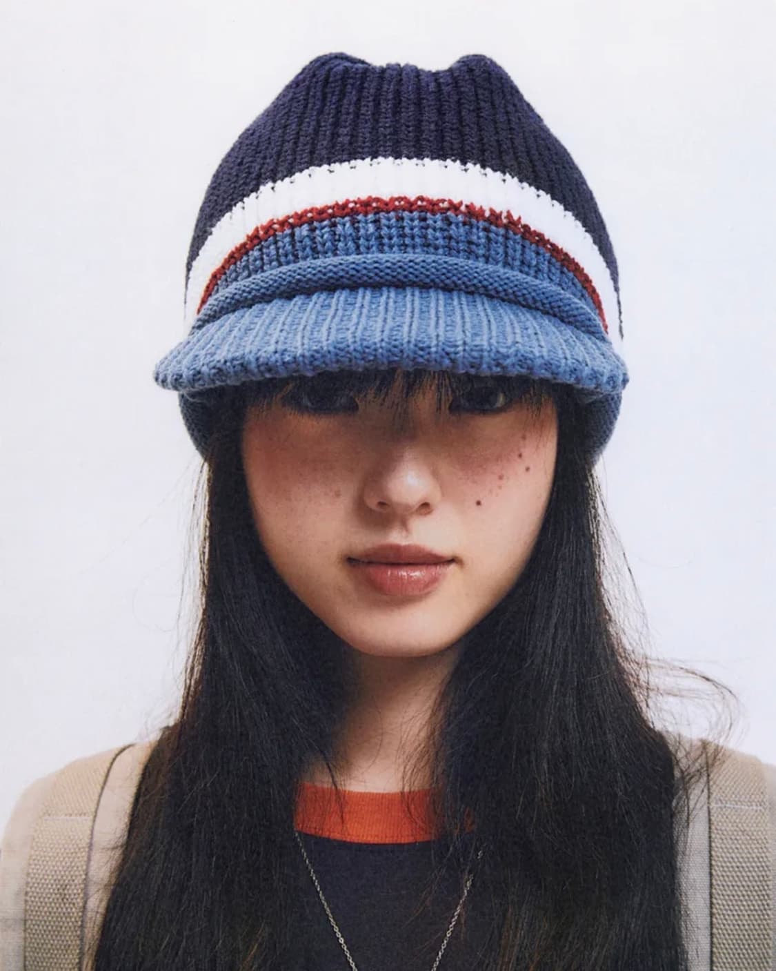 스포츠챔버 글라이드 니트 캡 네이비 상품이미지2