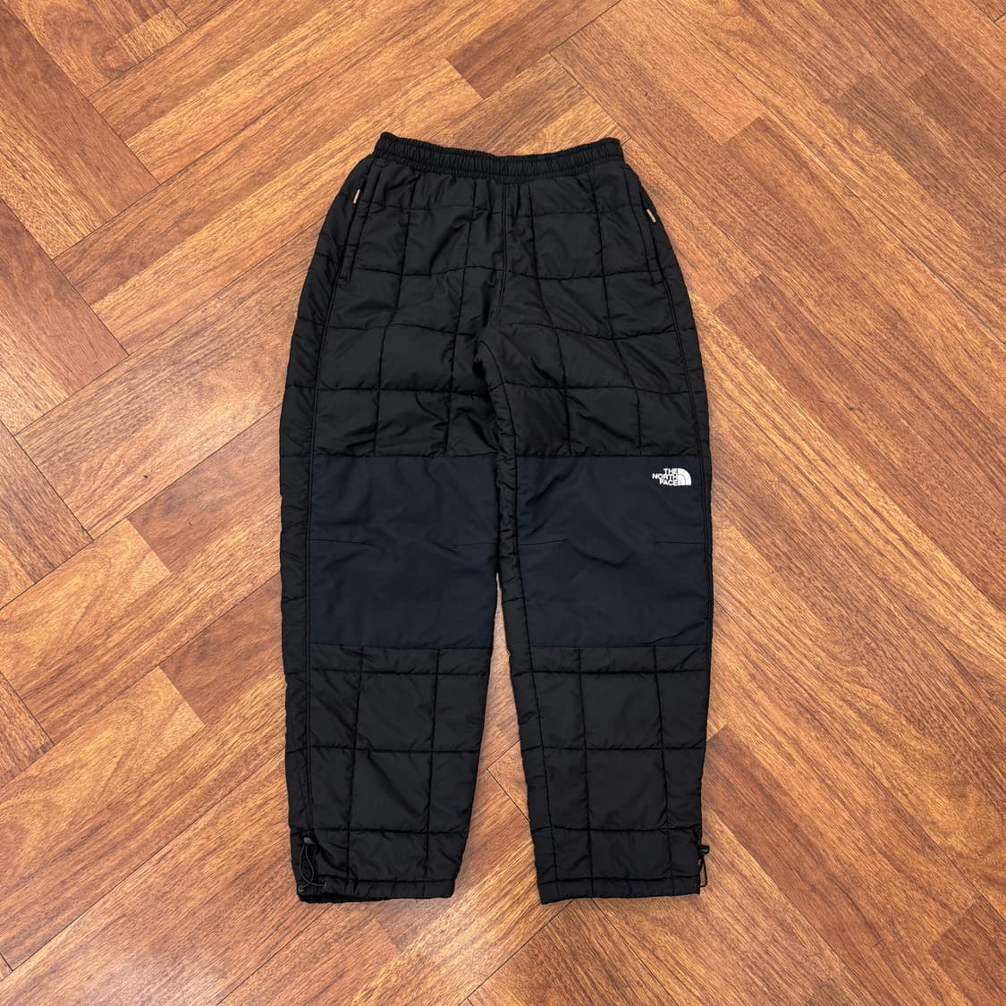 80 노스페이스 블랙 캠퍼 브이모션 퀼팅 팬츠  상품이미지1