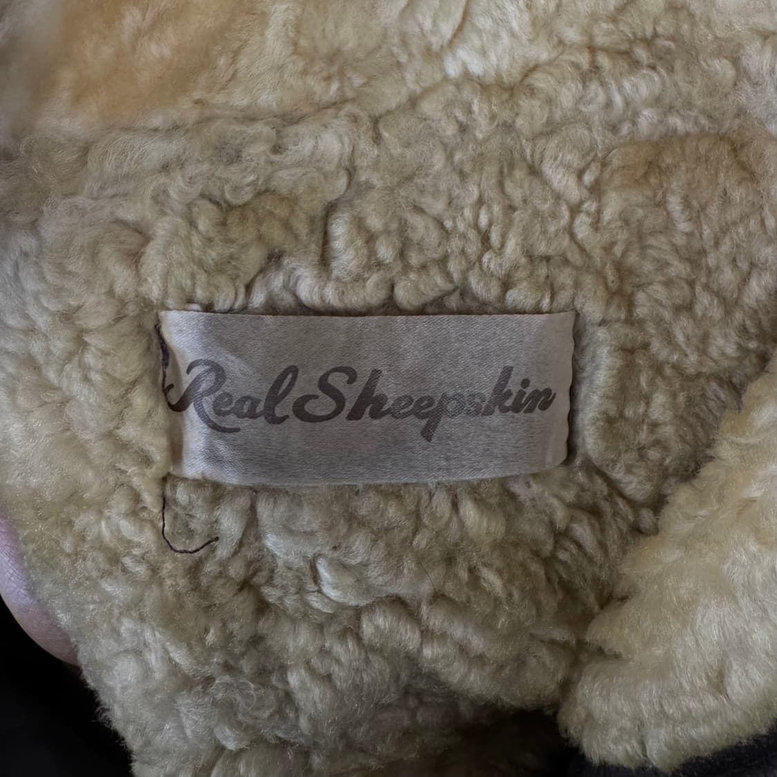 Vintage 리얼 양가죽 레더 빈티지 무스탕 B-3 쉽스킨 N139 상품이미지6