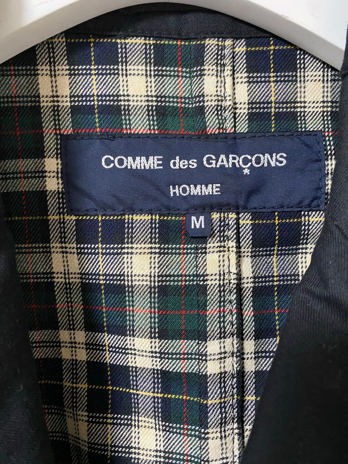 꼼데가르송 옴므 3버튼 지퍼 코튼 블레이져 M사이즈 상품이미지3