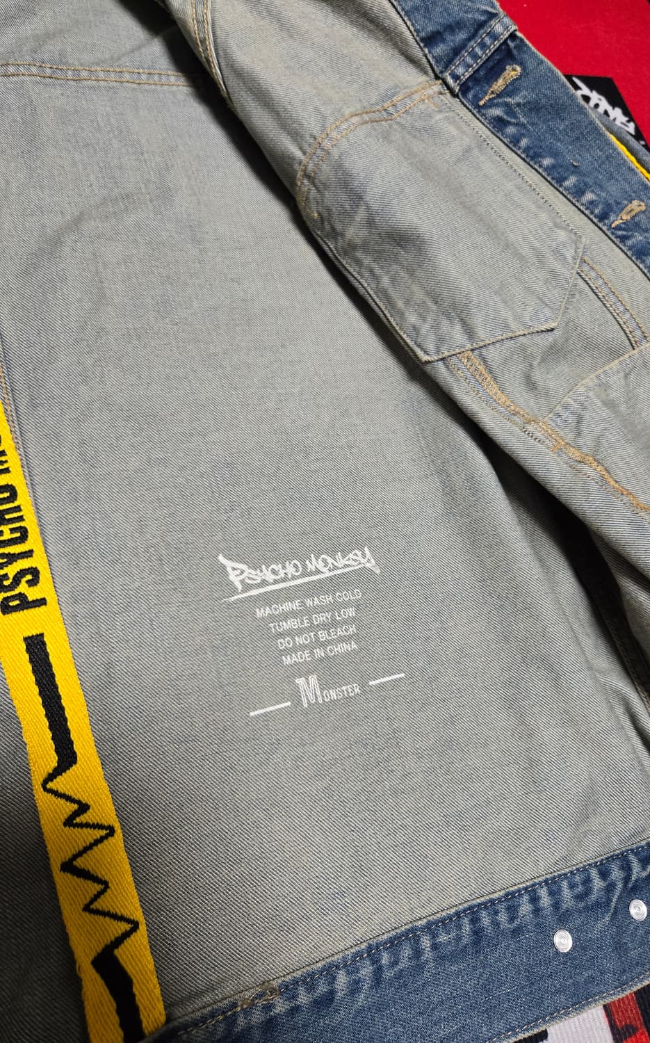 사이코몽키 데님 셔츠 자켓 상품이미지4